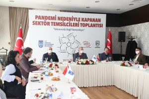 Pandemi Nedeniyle Kapanan Sektör Temsilcileri Toplantısı