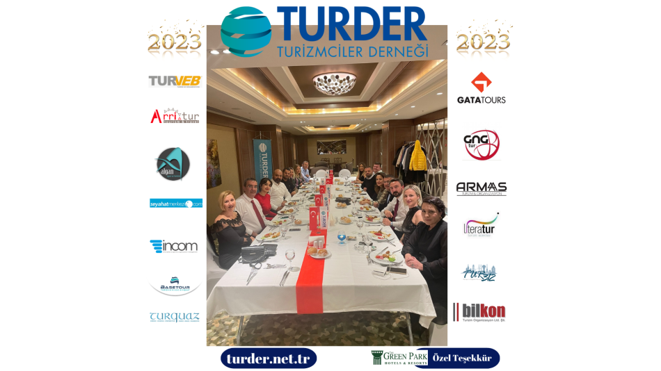 TURDER Yönetim Kurulu 2023 Yılını Ankara Greenpark Otel'de düzenlenen etkinlikte kutladı.